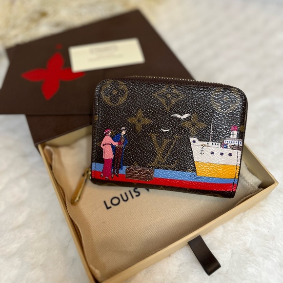 LOUIS VUITTON Monogram 2016 Christmas Animation Zippy Coin Purse - Picture 2 of 9